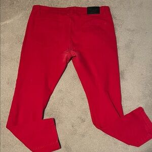 Victorious Men’s Vibrant Red Denim Straight Jeans- W38,L32, great condition